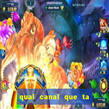 qual canal que ta passando o jogo do flamengo