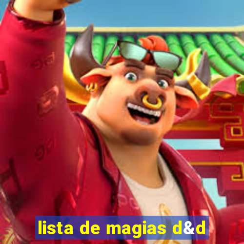 lista de magias d&d