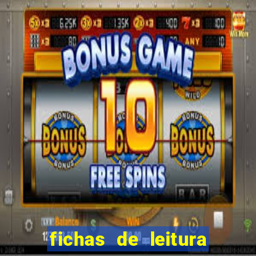 fichas de leitura para alfabetizar