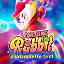 chatroulette text