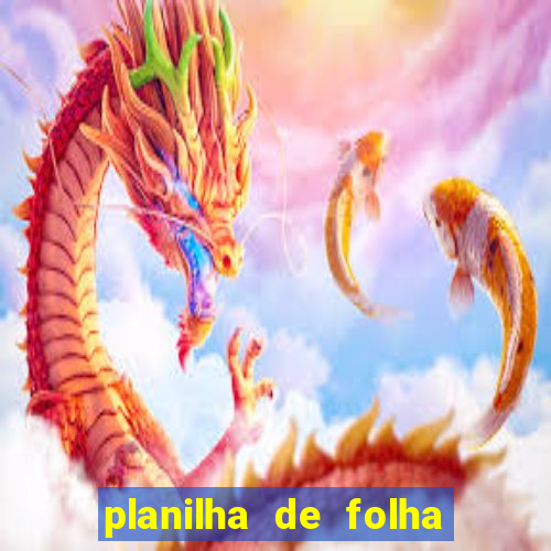 planilha de folha de pagamento