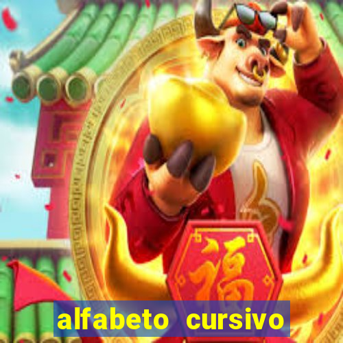 alfabeto cursivo pontilhado para imprimir pdf