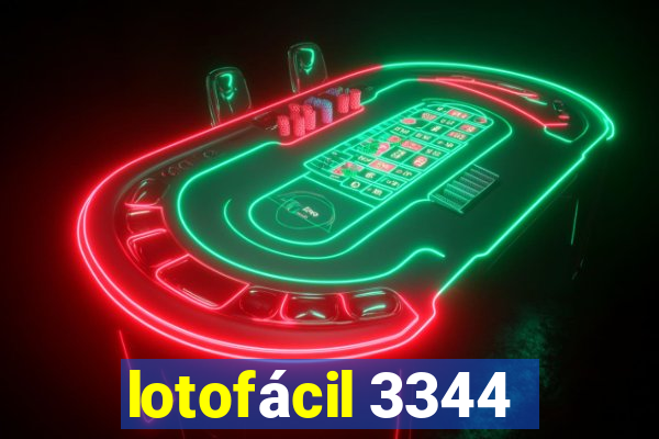 lotofácil 3344